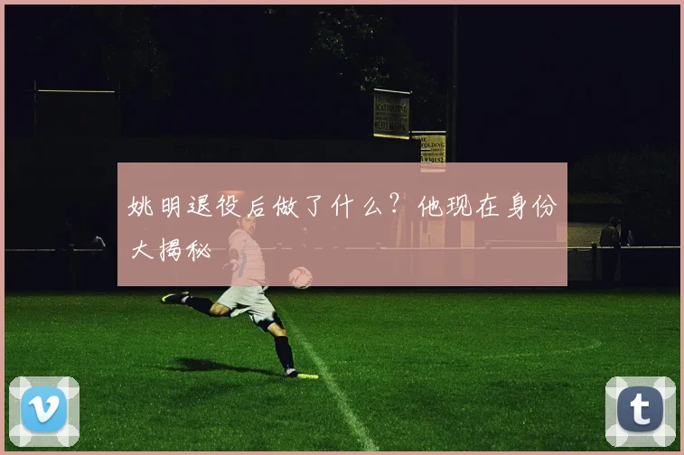 姚明退役后做了什么?他现在身份大揭秘